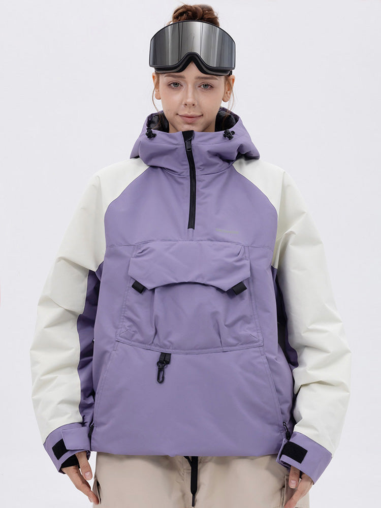 Women's Mountain Freestyle Cargo Pocket Bomber Snowboard Jacket