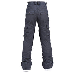 Pantalones con peto para snowboard, esquí e impermeables, elegantes y con aislamiento para mujer 