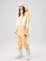 Trajes de nieve de montaña con bloques de color de base de invierno Searipe para mujer