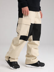Pantalones de nieve cargo con bloques de color Searipe Winter Freerider para mujer