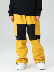 Pantalones de nieve cargo con bloques de color Searipe Winter Freerider para mujer
