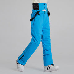 Pantalones de esquí con petos de nieve Legendary de RIIVIYELE para hombre