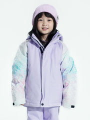 Girl's Vector Colorful Winter Insulated Snow Jacket