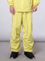 Pantalones de snowboard elásticos con rayas Dook Snow para mujer