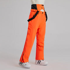 Pantalones de esquí con petos de nieve Legendary de RIIVIYELE para hombre