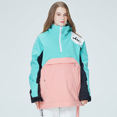 Chaqueta de nieve anorak con bloques de color Mountain Star de Arctic Queen para mujer