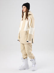 Trajes de nieve de montaña con bloques de color de base de invierno Searipe para mujer