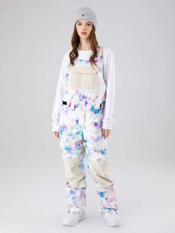 Pantalones de nieve con petos Discover de colores para mujer de Searipe Mountain
