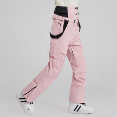 Pantalones de esquí con petos de nieve Legendary de RIIVIYELE para hombre