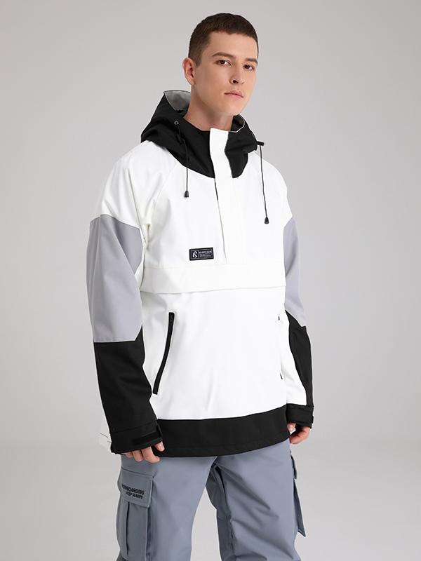 Chaqueta de nieve anorak con bloques de color Searipe Mountain Breaker para hombre