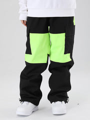 Pantalones de nieve cargo con bloques de color Searipe Winter Freerider para mujer
