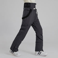 Pantalones de esquí con petos de nieve Legendary de RIIVIYELE para hombre