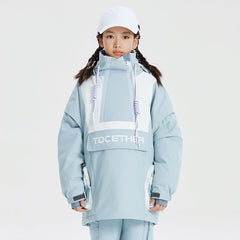 Kid's High Experience Unisex Reflective Mountain Mission Anorak Snow Jacket