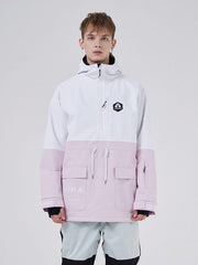 Men's RAWRWAR Winter Infinity Colorblock Parka Snow Jacket
