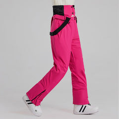Pantalones de esquí con petos de nieve Legendary de RIIVIYELE para hombre