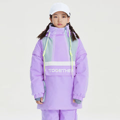 Kid's High Experience Unisex Reflective Mountain Mission Anorak Snow Jacket