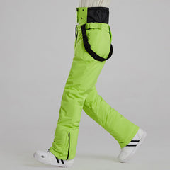 Pantalones de esquí con petos de nieve Legendary de RIIVIYELE para hombre