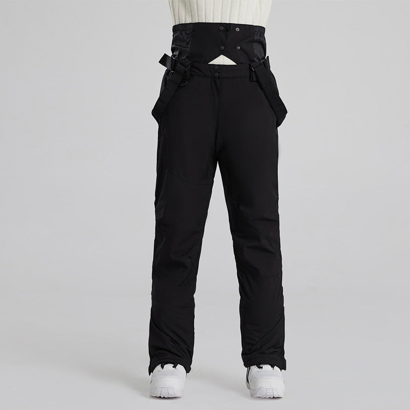 Pantalones de esquí con petos de nieve Legendary de RIIVIYELE para hombre