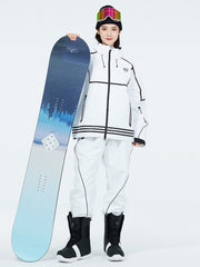 Women's Arctic Queen Winter Mountain Snow Jacket & Pants Sets