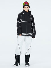 Women's Arctic Queen Winter Mountain Snow Jacket & Pants Sets