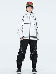 Women's Arctic Queen Winter Mountain Snow Jacket & Pants Sets