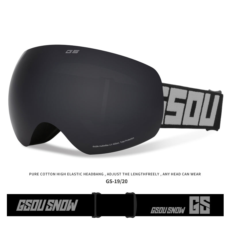Gsou Snow Kinder Skibrille Anti-Fog Winddichte UV-Brille Winter Outdoor Sport Schutzbrille