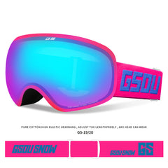Gafas de esquí para niños Gsou Snow para snowboard, motos de nieve, patines, protección antivaho contra rayos ultravioleta, gafas de sol