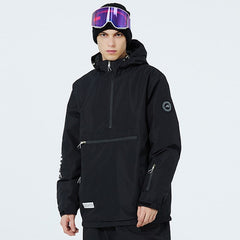 WinterPeak SnowGuard Anorak-Jacke mit halbem Reißverschluss für Damen